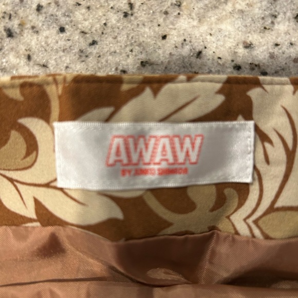 VTG JUNKO SHIMADA awaw floral pleated tuck aline skirt - Picture 3 of 8